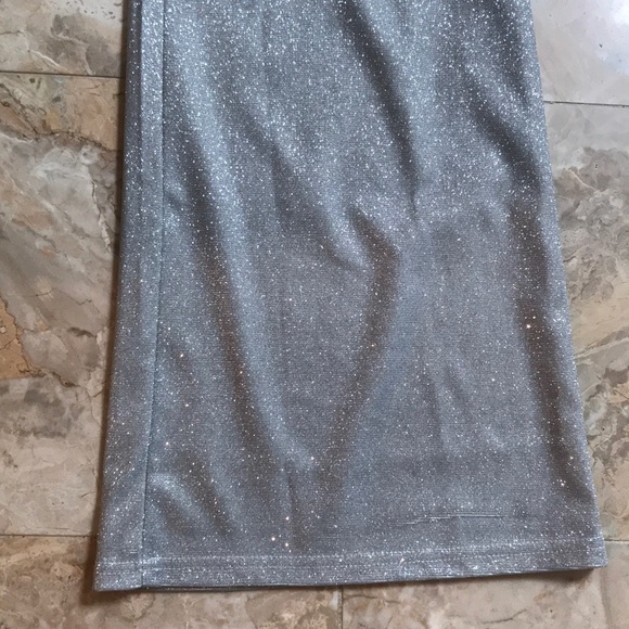 Sequin Pants-Silver-Large-Boot cut - Picture 11 of 12